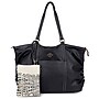 Karla Hanson Reversible Faux Leather Tote Bag, Eva Print Black Beige (U17814BKBGE)~#|#~35445C4D-163E-4D03-9B1856FCD43C7D75_sc7