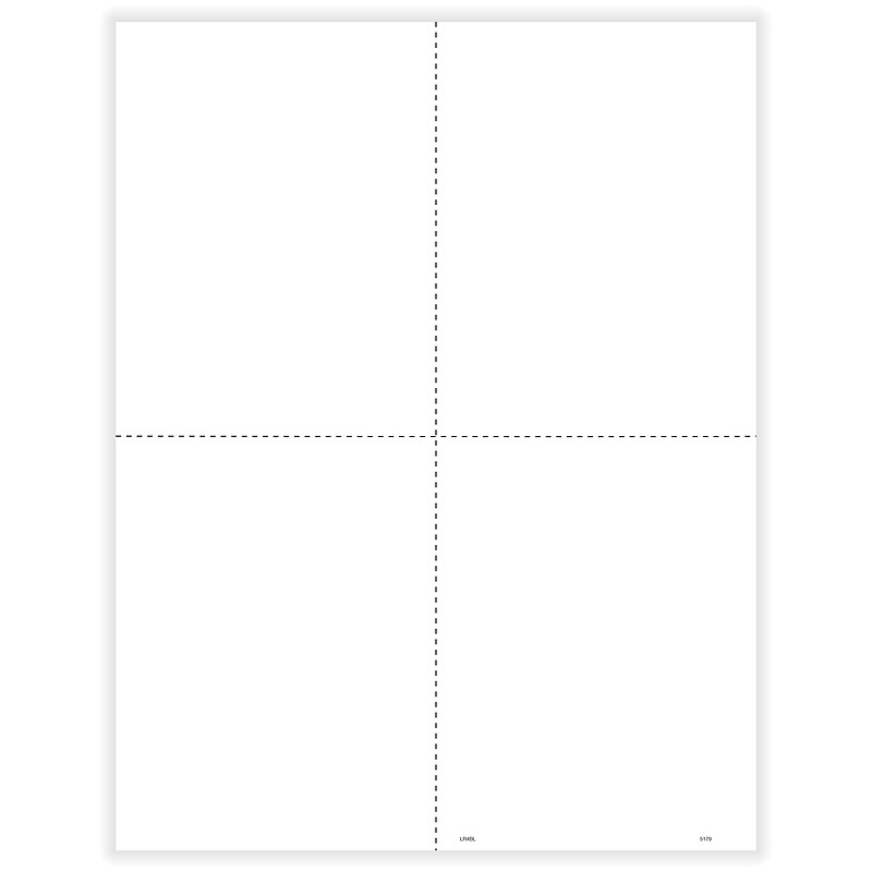 ComplyRight 2025 1099-R Blank Tax Form, Copy B & C, 4-Up, 500/Pack (5179B) image 1