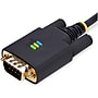 StarTech 10' USB-A to Null-Modem RS-232 Serial Adapter Cable, Male to Male, Black, 'DI, COM Retention (1P10FFC-USB-SERIAL)~#|#~354CF590-DC41-44E2-96CDBD445F736D97_sc7