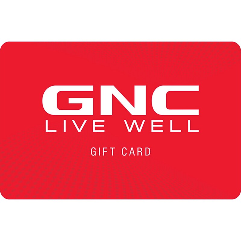 GNC $50 Gift Card (Email Delivery) image 1