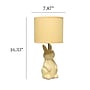 Simple Designs Cute Wonders Whimsical Perched Bunny Rabbit 16.33" LED Table Lamp, Yellow (LT2117-YLW)~#|#~355323F8-F71F-4135-8246FEB7E3DE80F0_sc7