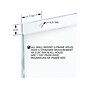 Azar Sign Holder, 17" x 11.75", Horizontal, Wall Mounted, Clear, Acrylic, 2/Pack (162709-2PK)~#|#~35544302-D5C9-4256-A0D00944D88AC509_sc7