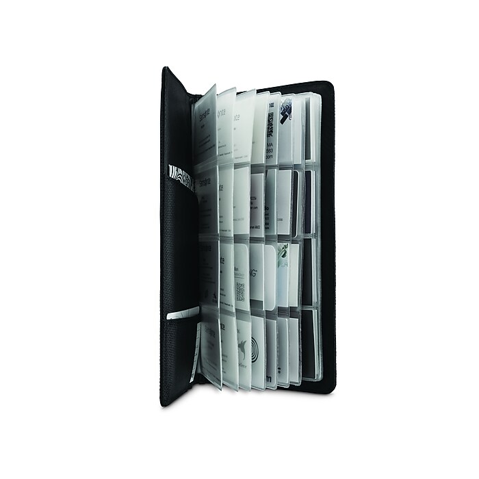 Samsonite Xenon Business Card Holder, 160 Card Capacity, Black
