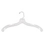 Nahanco 19" Plastic Heavy Weight Shirt Hanger, White, 100/Carton (1900)~#|#~35585161-660A-4E56-9B902FD04085B95D_sc7