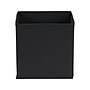 Household Essentials 11" x 11" Bin Storage, Black, 6/Set (432-1)~#|#~355D0B43-5831-4A67-A45104450E203D34_sc7