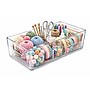 Azar Narrow Storage Tote Bin With Handle, 5.12" x 6.5"x 16.14", Clear, 4/Pack (556744-4PK)~#|#~355EF6A1-8B79-4AB5-BA81D649379A6B36_sc7