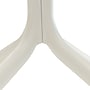 Regency Niche Terrace Square Bistro Table, 31.5"D x 31.5"W, White Down (TOB3131WH)~#|#~355FA701-FD80-4643-B54B6FAD96B466FA_sc7