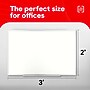 TRU RED™ Melamine Dry Erase Board, Gray Frame, 3' x 2' (TR59355)~#|#~3560932E-D556-4158-84D90F10C3CE74A1_sc7