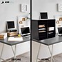 AdirOffice 500 Series 16-Compartment Literature Organizers, 20" x 11.8", Black, 2/Pack (500-16-BLK-2PK)~#|#~35620039-6205-448D-91DAAC99C49F65B2_sc7