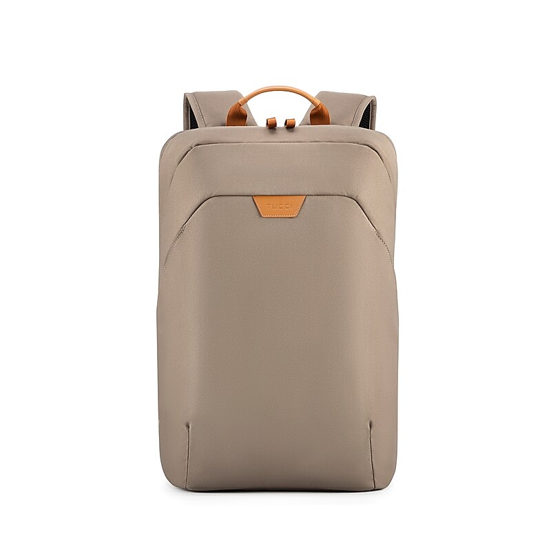 Tucci Laptop Backpack, Medium, Beige (T0587) image 1