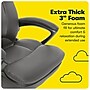 Serta Fairbanks Ergonomic Bonded Leather Executive Big & Tall Chair, 350 lb. Capacity, Gray (43675B)~#|#~3567C5FC-E014-4259-87EE5818FB7394DB_sc7