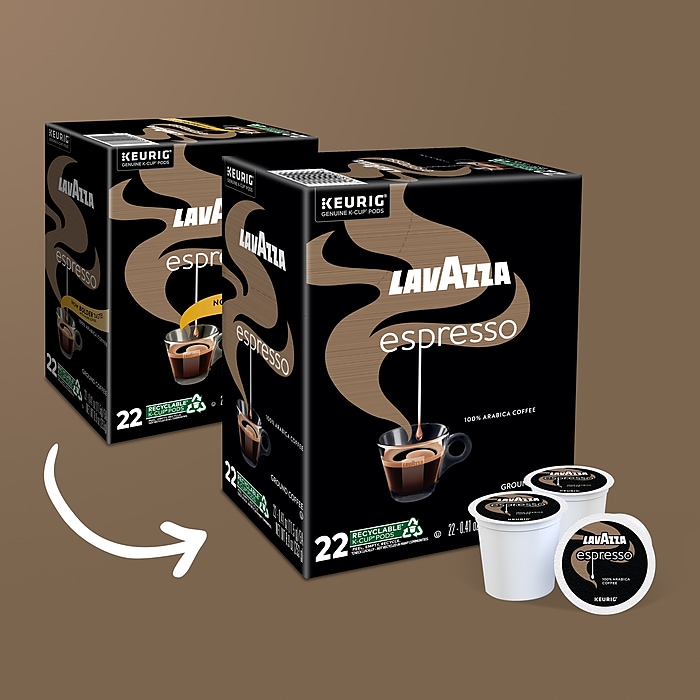 K-Cup Pods, Espresso, 22/Box K-Cup Pods, Espresso, 22/Box