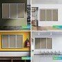 Ghent 3' H x 6' W Enclosed Vinyl Bulletin Board with Satin Frame, 3 Door (PA33672VX-181)~#|#~356C57E8-0D8A-4E0B-BC641D4EE50C33D0_sc7