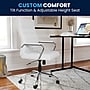 Flash Furniture Whitney Ergonomic LeatherSoft Swivel High Back Executive Office Chair, White/Chrome (GO2286HWH)~#|#~35737F32-1C85-46AE-987CBEAF54881018_sc7
