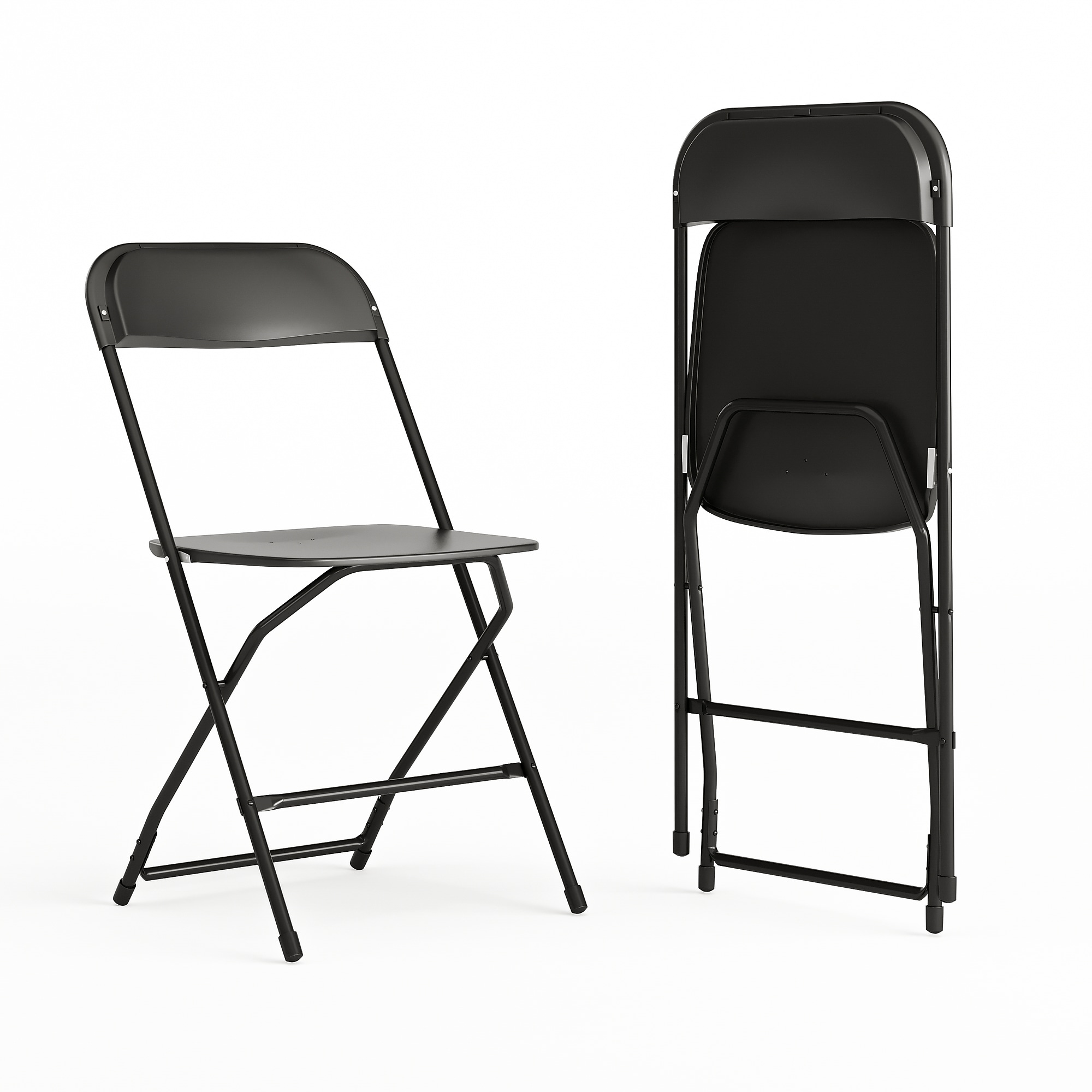 Flash Furniture HERCULES Plastic Folding Chair, Black, 2/Pack (2LEL3BLACK) Sansujyuku sansujyuku.com