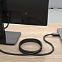 Staples TECH 6 ft. Display Port to HDMI Audio/Video Cable, Male to Male, Black (ST62466)~#|#~35746A73-0986-4322-AFDA3A79CF01489A_sc7