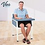 Viva Comfort. Antimicrobial Phlebotomy Blood Drawing Chair, 350 lbs. Capacity, Blue (ADI997-02-BLU-MK)~#|#~35822E68-F258-4C3B-97C1582B95F7C9D9_sc7
