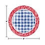Creative Converting Picnic Paisley and Plaid Dinnerware Kit, Multicolor (DTC8658E2A)~#|#~3584754C-3805-4D8A-8FBF3CADCB34A1D2_sc7