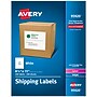 Avery Laser/Inkjet Shipping Labels, 8-1/2" x 11", White, 250 Labels/Box (95920)~#|#~358E96BC-4FDA-4E7A-8BC858C6A8209686_sc7