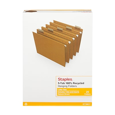 thumbnail image 2 of Staples 508812 Guide-Height Manila File Folders Letter 2 of 13