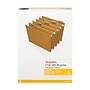 Staples® 100% Recycled Hanging File Folders, 5-Tab Letter, Natural Brown, 25/Box (TR75601-US)~#|#~35919828-1344-48CC-8989929916C103D3_sc7