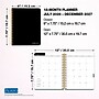 2026-2027 Plato Black Solid 6" x 7.75" Academic Weekly Desk Planner, Paperboard Cover (9798330708154)~#|#~3594FE19-6363-4AED-9E9F037E48C7C7AE_sc7