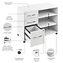 Bush Business Furniture Hustle 30"H Storage Cabinet with 3 Shelves, 3 Drawers, White (HUF140WHSU)~#|#~359C3D54-2017-4D18-89AA402DD2BA9B39_sc7