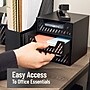 Mind Reader Metal Desk Organizer, Black (3SLDR-BLK)~#|#~35A49419-C042-46E3-9D23438ABF649AE9_sc7