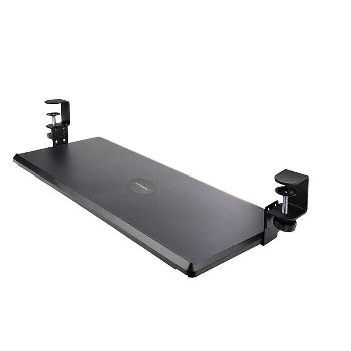 StarTech Under Desk Keyboard Tray Clamp On Keyboard Holder Up to