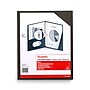 Staples 10% Recycled Smooth 2-Pocket Paper Presentation Folder with Fasteners, Black, 10/Pack (13386-US)~#|#~35ABAB3F-41D1-4BB6-951C51B581802FBF_sc7