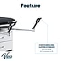 Viva Comfort Adjustable Exam Table with Stirrups & Storage, 500 lbs. Capacity, Black (ADI996-09-SSU2-BLK-MK)~#|#~35ADB6D2-6351-49E6-B5A766A909954555_sc7