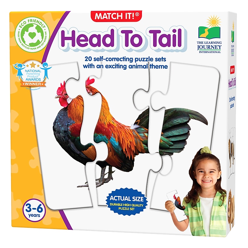 The Learning Journey Match It! Head to Tail (LJI345726) image 1