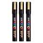 POSCA PC-5M Water Based Paint Marker, Medium Bullet Tip, Gold, 3/Pack (UBCPC5MGOLD-3)~#|#~35B463E7-8A1E-48DC-B1F74C765C5CB0FE_sc7