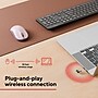 Staples TECH Wireless Ambidextrous Optical USB Mouse, Pink (ST63065)~#|#~35B81208-3835-40B1-A6D989691F54D851_sc7