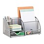 Mind Reader 7-Compartment Metal Desk Organizer File and Accessory Storage, Silver (JOEORG-SIL)~#|#~35BBA6CE-94B2-4652-8A465D4C9956D98E_sc7