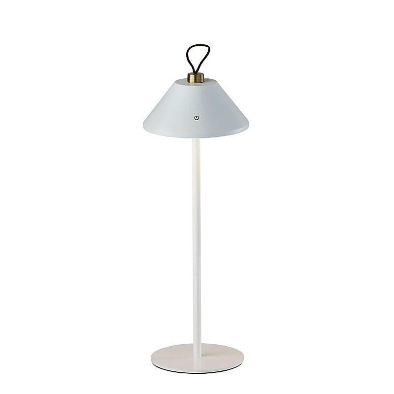Adesso Danny LED Table Lamp, White (4091-02) image 1