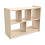Flash Furniture Bright Beginnings 5-Section Modular Storage Unit, 24.5"H x 31.5"W x 11.75"D, Brown (MK-KE23940-GG)~#|#~35C38DC2-5F04-4330-81FAFEAE56751618_sc7