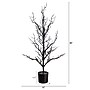 Nearly Natural Pre-Lit Artificial Halloween Black Spooky Twig Tree, 3' (T5234)~#|#~35C4FF2E-4497-4BD7-8B1ACBA1211A4874_sc7