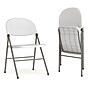 Flash Furniture HERCULES Series Plastic Folding Chair, White, 2/Pack (2DADYCD70WH)~#|#~35C5E83E-9169-4BC2-86194240F839D6E7_sc7