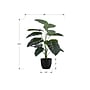 Monarch Specialties Inc. 24" Artificial Alocasia Plant in Pot (I 9578)~#|#~35C88C25-5235-4CBE-89ADB27C2EB79100_sc7