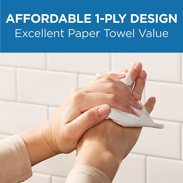 Pacific Blue Basic C-Fold Paper Towels, 1-ply, 240 Sheets/Pack, 10