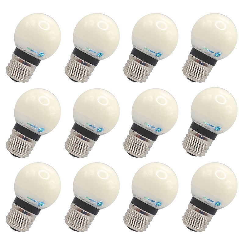 Viribright 3.2 Watts Soft White LED Globe Bulb, 12/Pack (74564) image 1