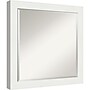 Amanti Art Vanity White Narrow Frame Wall Mirror, 23.5" x 23.5" (A42674593530)~#|#~35CD156C-7FF3-4DDD-890767DED0D8132B_sc7