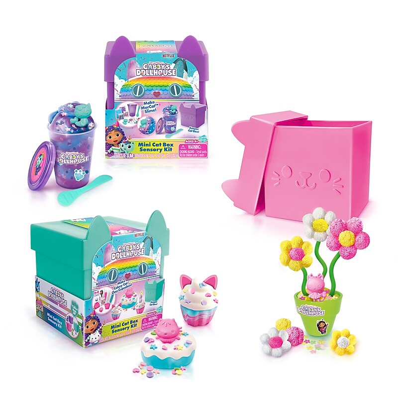 DreamWorks Gabby's Dollhouse Cat Box Sensory Compound Kit (843011-24) image 1