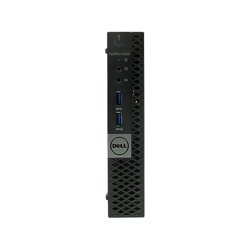 Dell OptiPlex 5050 Micro Refurbished Desktop Computer, Intel Core i7-7700T 2.9GHz, 16GB RAM, 500GB SSD, Windows 10 Pro image 1