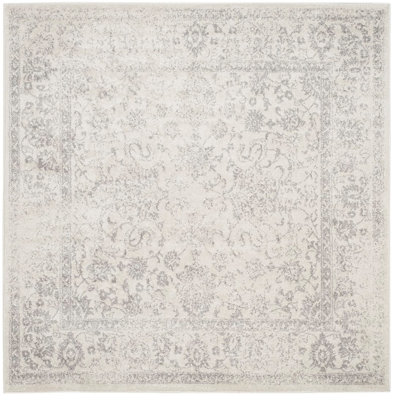 Safavieh Adirondack Collection 10' x 10' Square Indoor Area Rug, Machine Made, Ivory/Rose (ADR109H-10SQ) image 1
