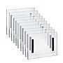 Azar Sign Holder, 10" x 8", Horizontal, Wall Mounted, Clear, Acrylic, 10/Pack (129926)~#|#~35D3985C-1346-47F0-8E1C6D2337F7EEA2_sc7