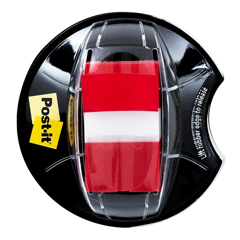 Post-it Flags, 1" Wide, Red, 200 Flags/Pack (680-HVRD) image 1