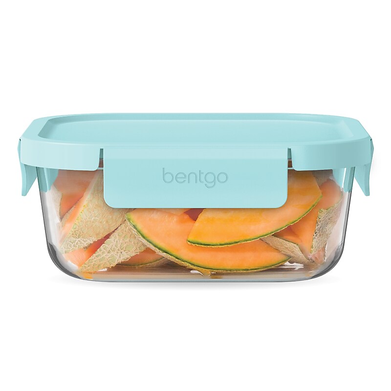 Bentgo Leak-Proof Glass Food Storage Container, 37.2 oz. (BGPLGLSQ1-SA) image 1