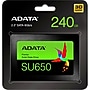 ADATA Ultimate SU650 240GB 2.5" SATA  Internal Solid State Drive, 3D-NAND (ASU650SS-240GT-R)~#|#~35D8D35D-A129-44DF-9C86710CCD2EB0B5_sc7